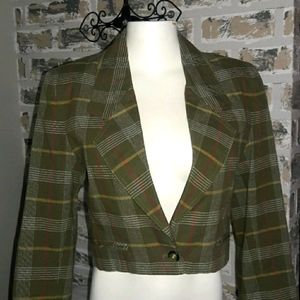 🌠Vintage PS illustrations cropped blazer